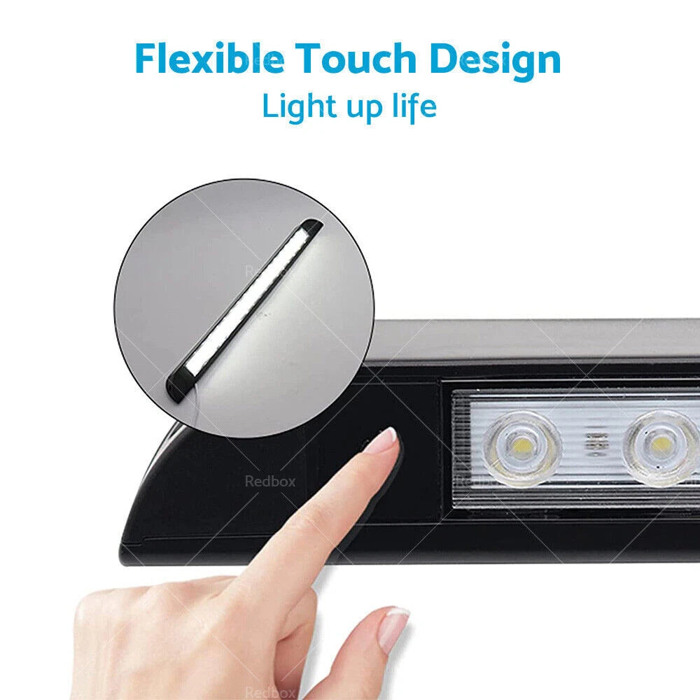 9 LED Awning Light Touch Switch Strip Bar for Caravan Camper (256mm)