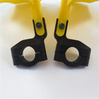 Hand Guards for Dirt Bike ATV Motocross (Fits 7/8" Bars) - Yellow Plastic