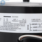 Condenser Fan Motor for GE Genteq 5KCP29ECA033S (208-230V, 1/6 HP)