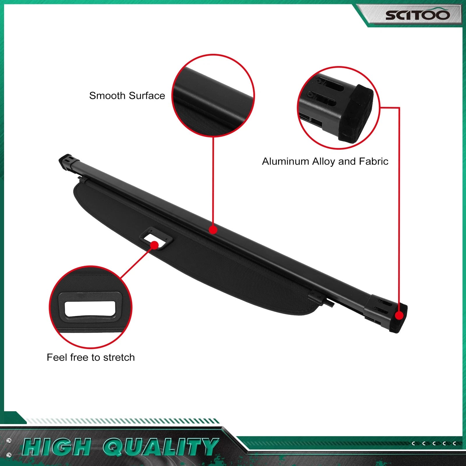 Retractable Cargo Cover for Toyota 4Runner (2025–2026)