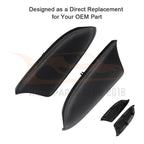 Set of 2 Leather Door Panel Armrest Covers for Honda Accord (2008-2012)