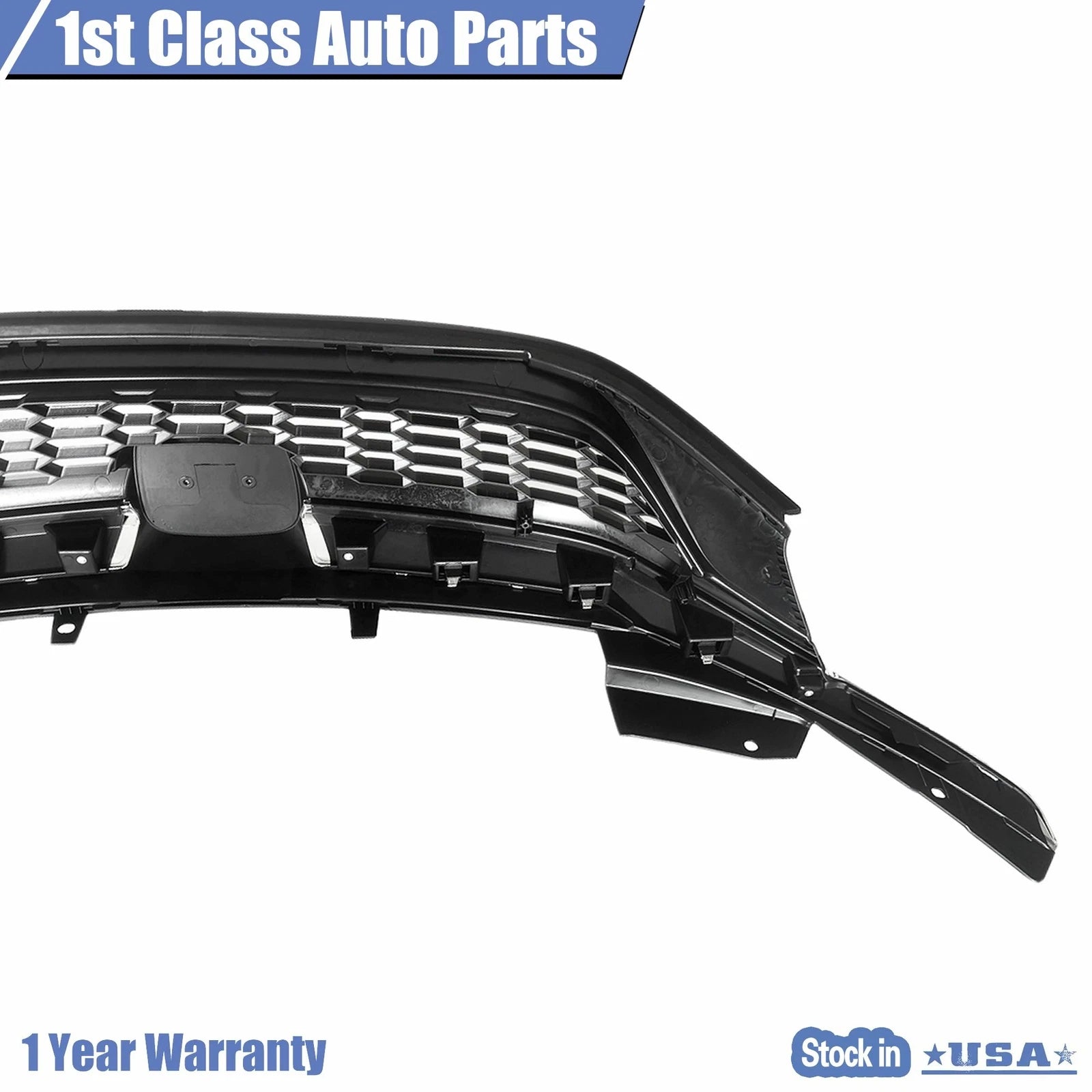 Front Upper Honeycomb Bumper Grille for Honda Accord (2016-2017)
