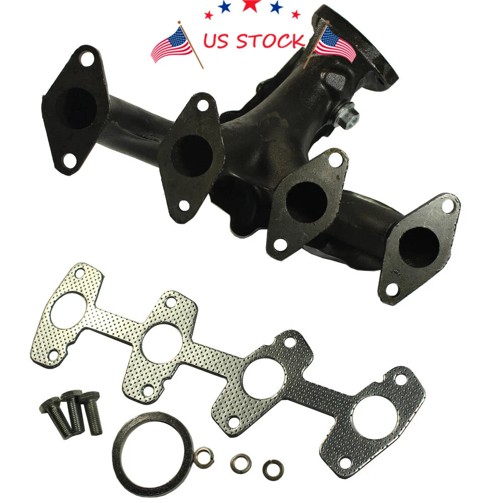 Exhaust Manifold and Gasket Kit for Chevy GMC Isuzu Pickup I4 2.2L (1995–2005)