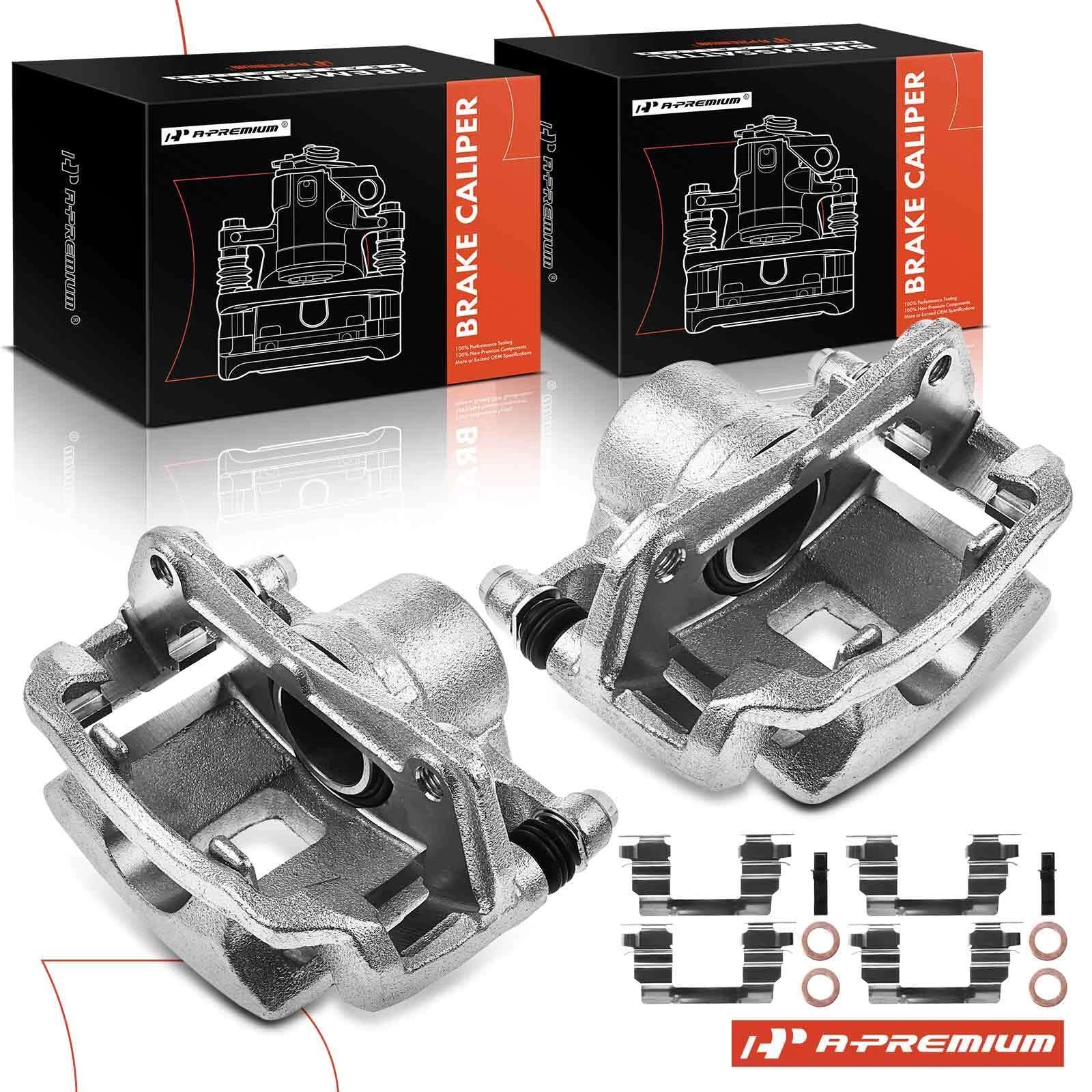 Pair Front Brake Calipers for Chevy Cobalt (2005–2010) Pontiac Saturn