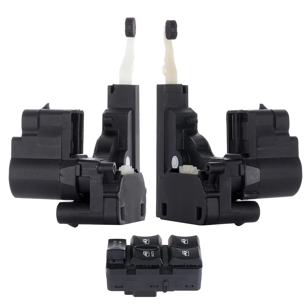 Set of 2 Door Lock Actuators w/ Window Switch for Chevrolet Impala (2000–2005)