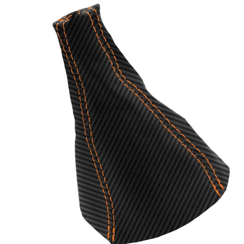 Manual Shift Boot for Chevrolet Cobalt (2005–2010) Carbon Orange Stitch