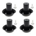 Set of 4 Carburetor Diaphragm Plunger Vacuum Kit for Yamaha VMX1200 XVZ1200D