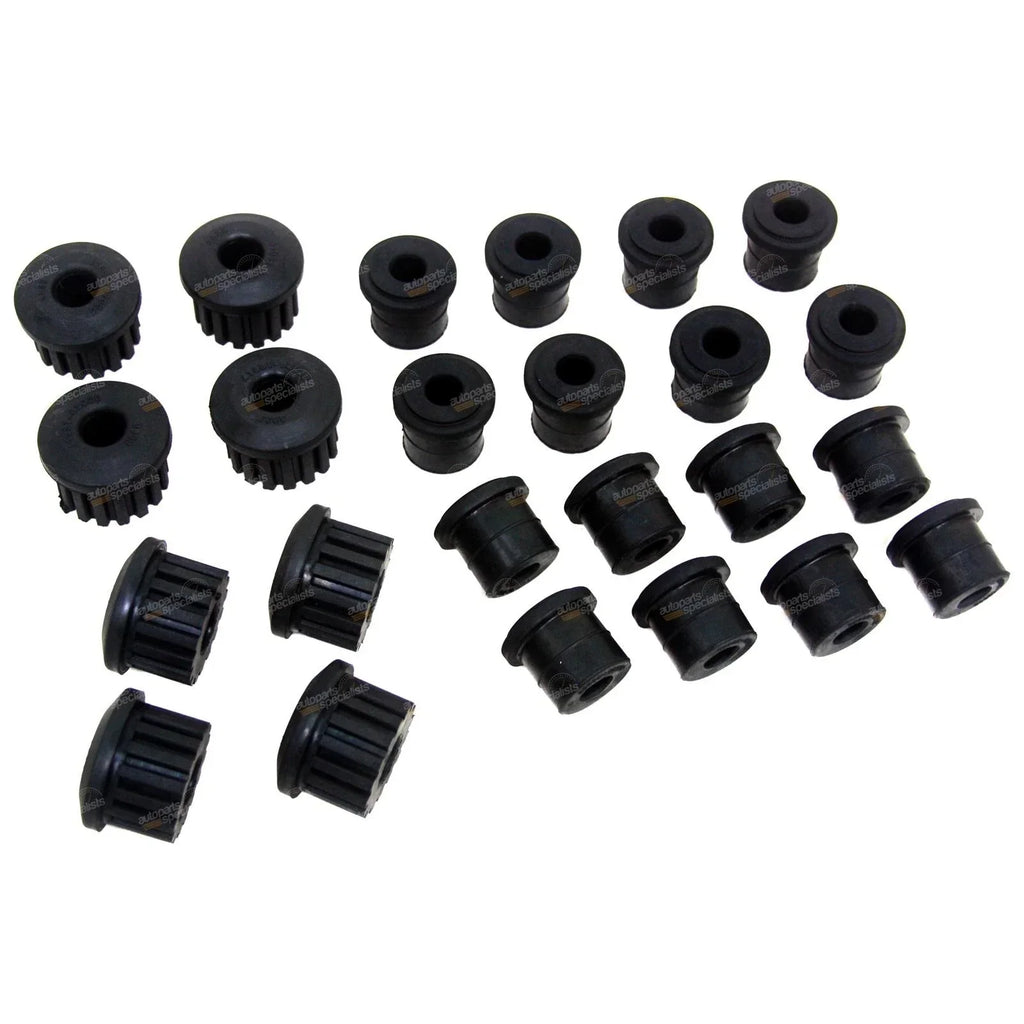Front & Rear Rubber Leaf Spring Bush Kit for Sierra SJ410 SJ413 LJ50 LJ80