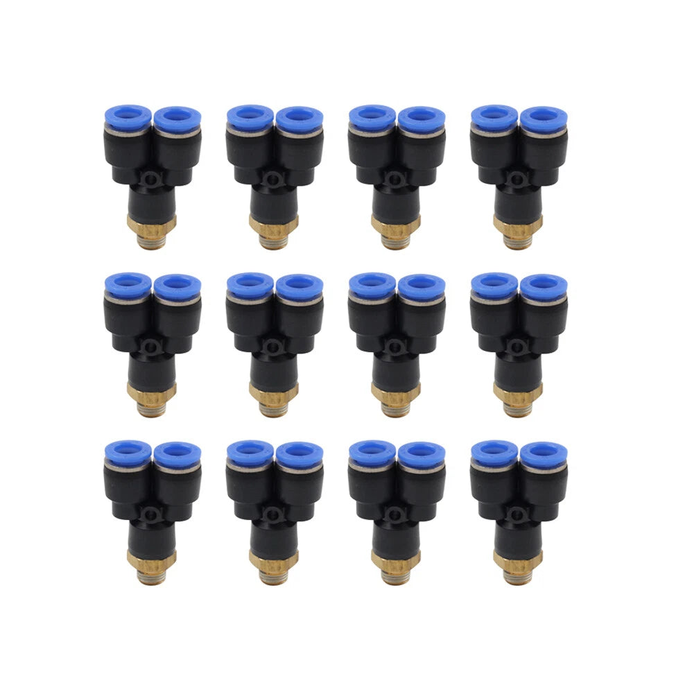 12pcs G1/8” Y Air Valve Fitting Connector for Corghi Hunter Tire Changer
