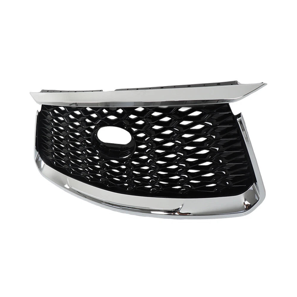 Front Radiator Upper Grille for Infiniti QX60 (2022–2023) Black Chrome