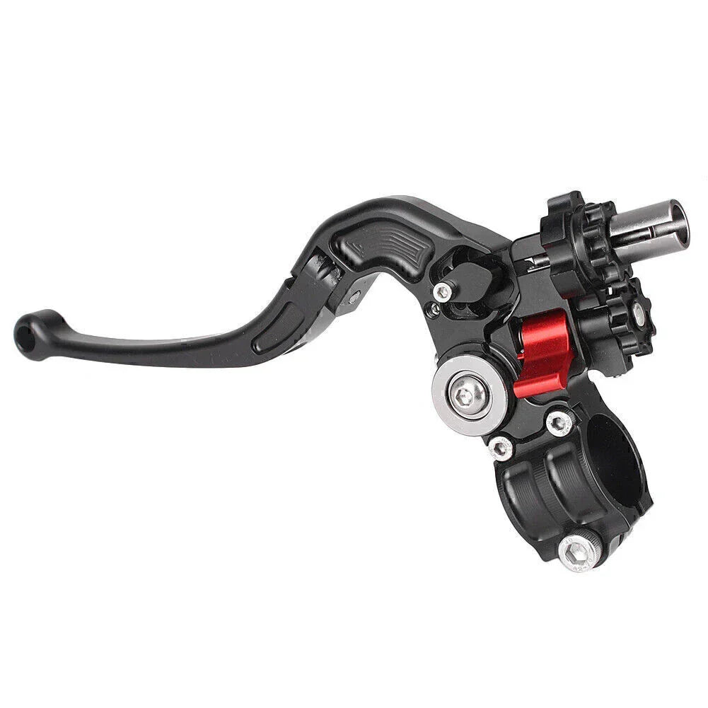 Left Black 7/8" 22mm Foldable Pivot Clutch Perch Lever for Dirt Bike ATV
