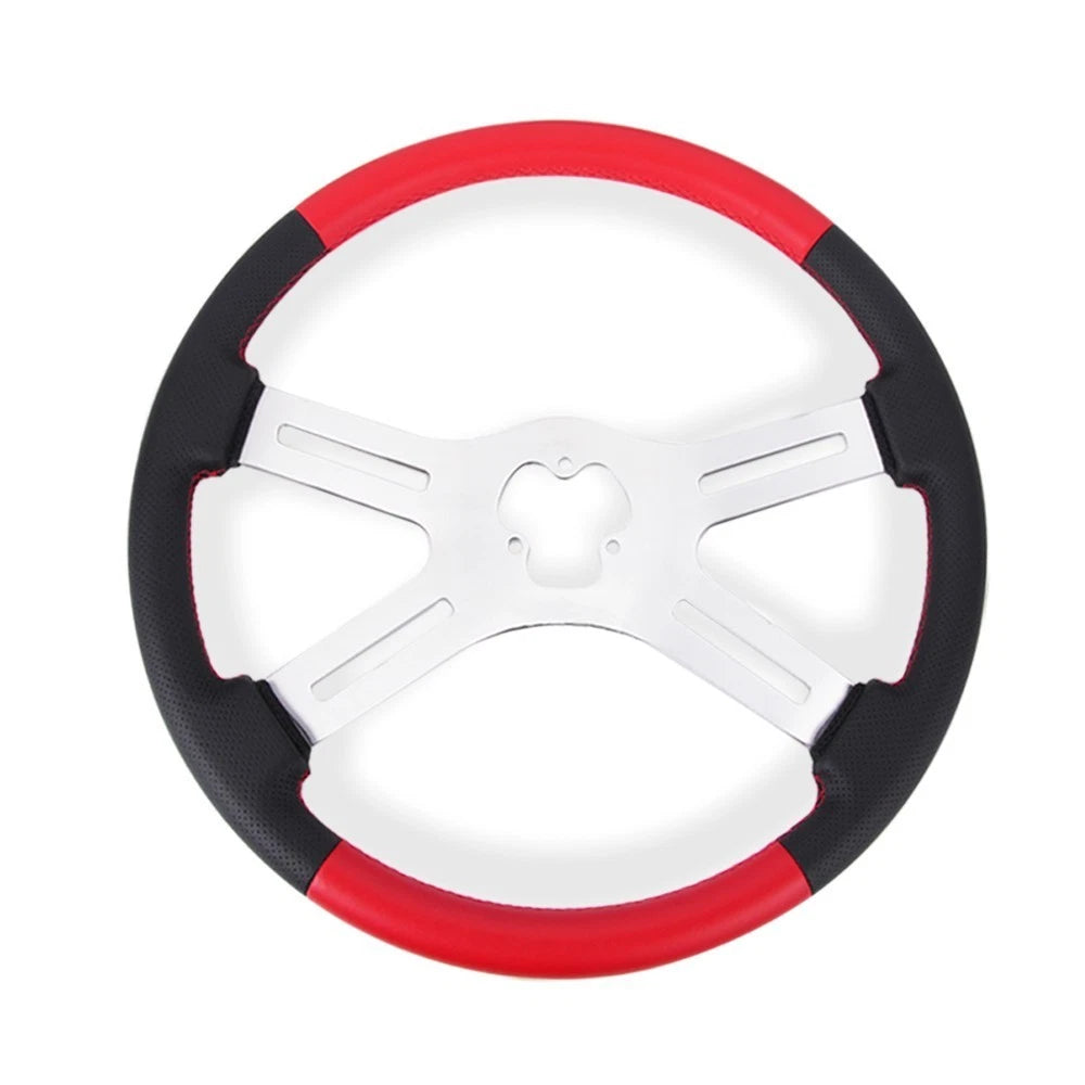 Set of 4 Chrome Steering Wheels 18" for Freightliner Kenworth Peterbilt Volvo