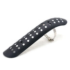 Black Exhaust Muffler Pipe Heat Shield Cover for Universal Motorcycle
