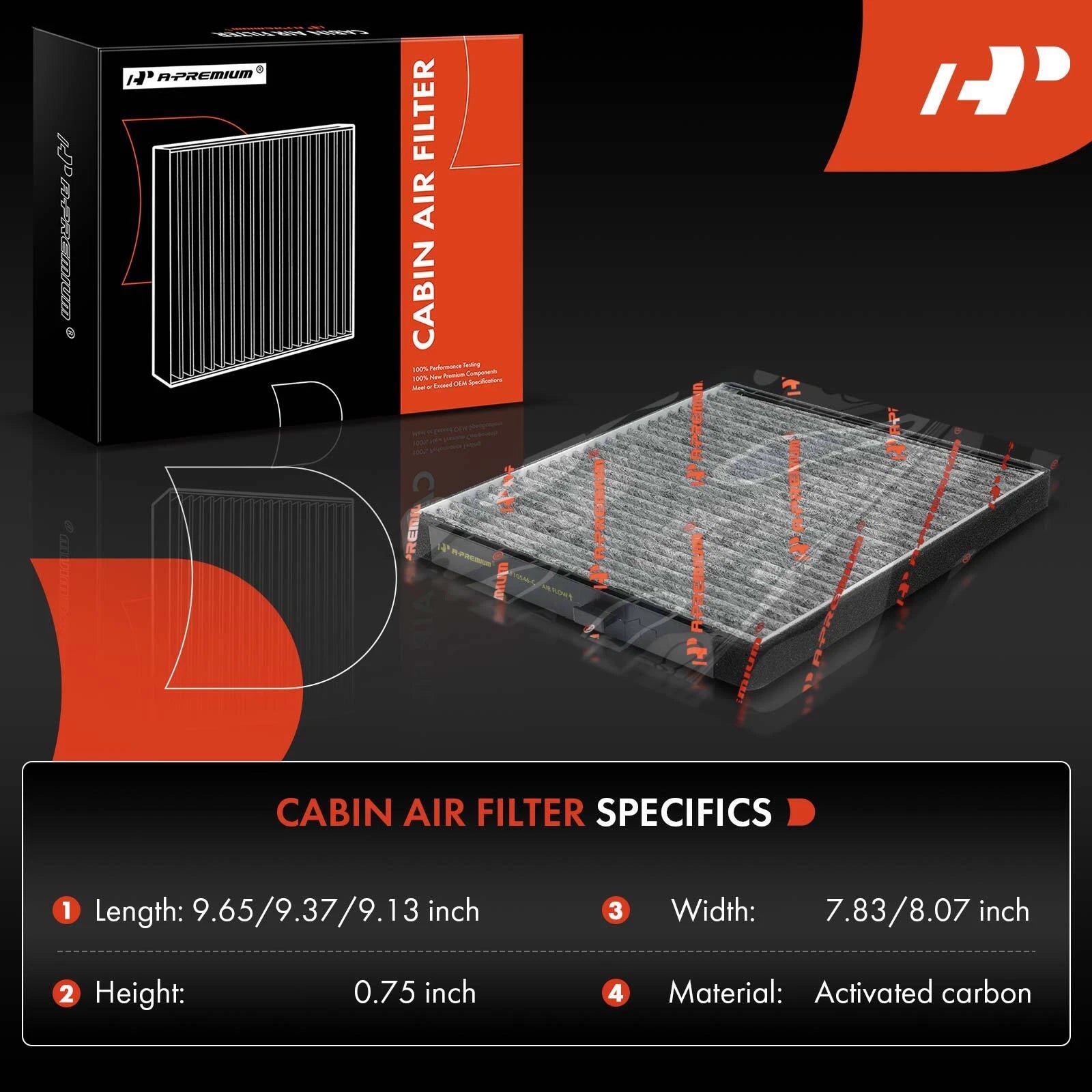 Engine & Activated Carbon Cabin Air Filter for Pontiac G3 Wave Chevy (2006-2011)