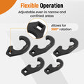 5pc Tie Rod & Pitman Arm Adjusting Tool Set for Various Makes Models