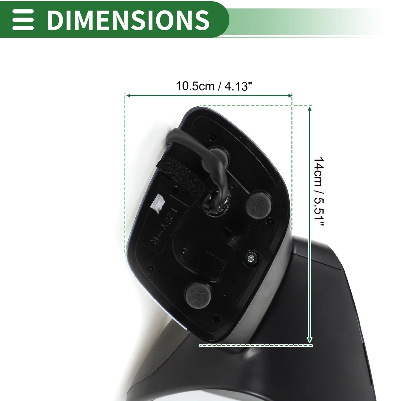 Right Side Door Mirror for Honda Civic (2012–2013) Manual Folding White