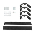Set of 2 Running Boards for Silverado 1500 (2007-2018) Black Side Steps