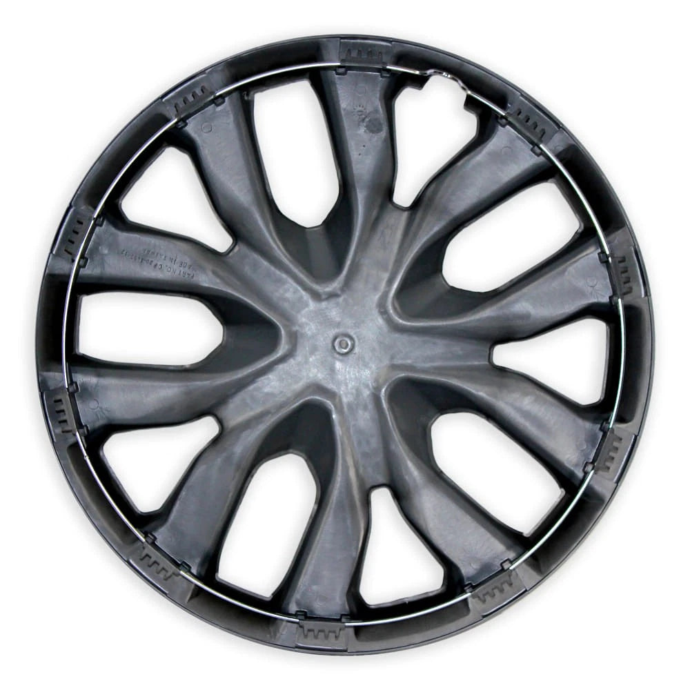 Wheel Covers 16 Inch 10 Spoke Push On Gloss Black for Toyota (2000–2025)