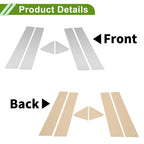 6 x Pillar Window Trim for Dodge Charger (2006-2010) Silver Tone