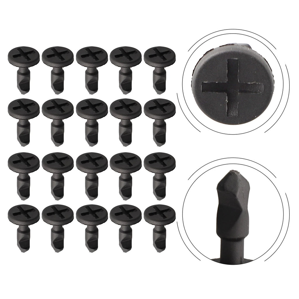 Set of 20 Direct Replacement Plastic Panel Clips for Cayenne