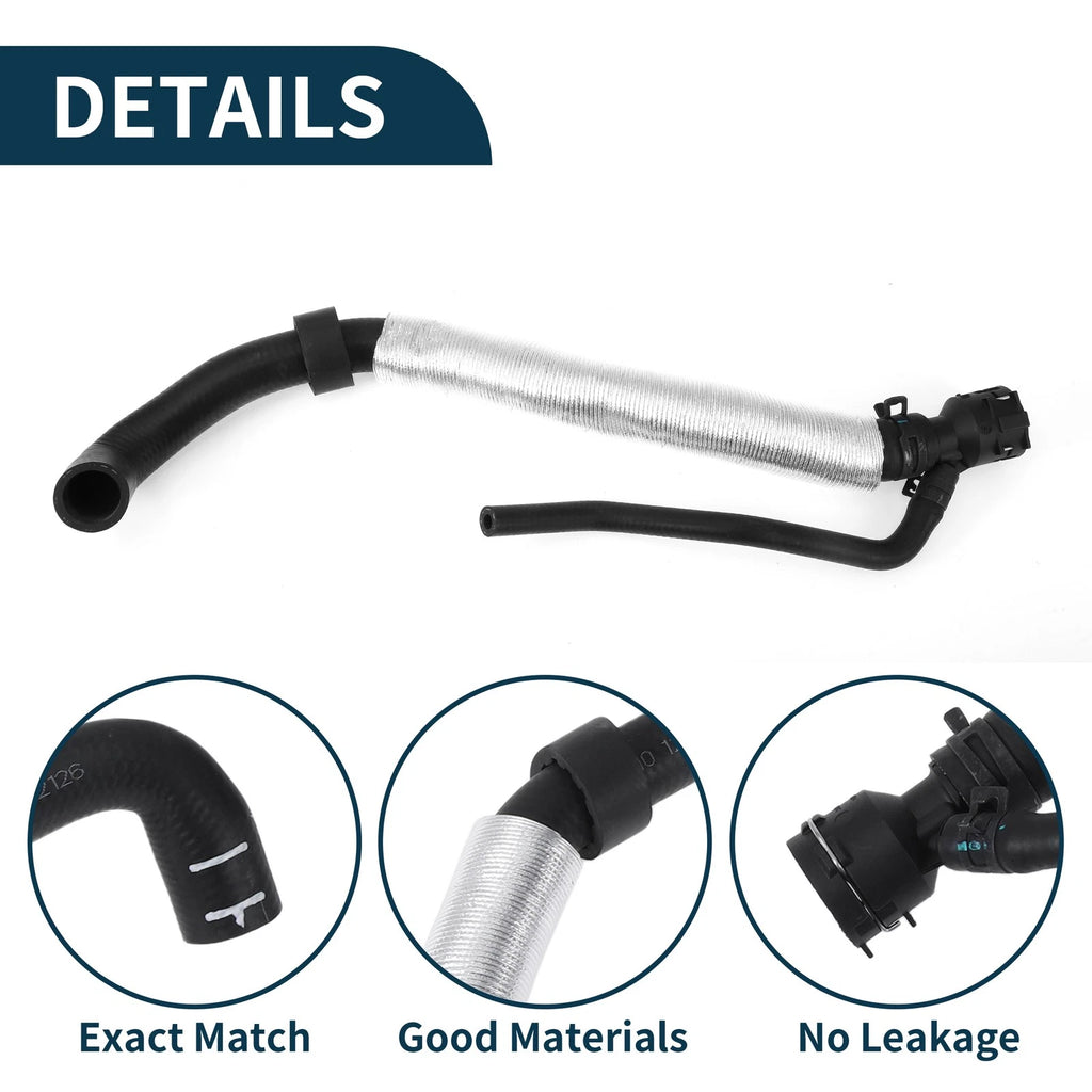 Radiator Hose Coolant Pipe for Volkswagen Tiguan 2.0L (2009–2017) No. 5N0121157F