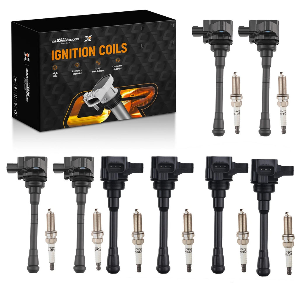 8x Ignition Coil & Spark Plug for Nissan NV2500 Titan (2016–2020) 22448EZ31A