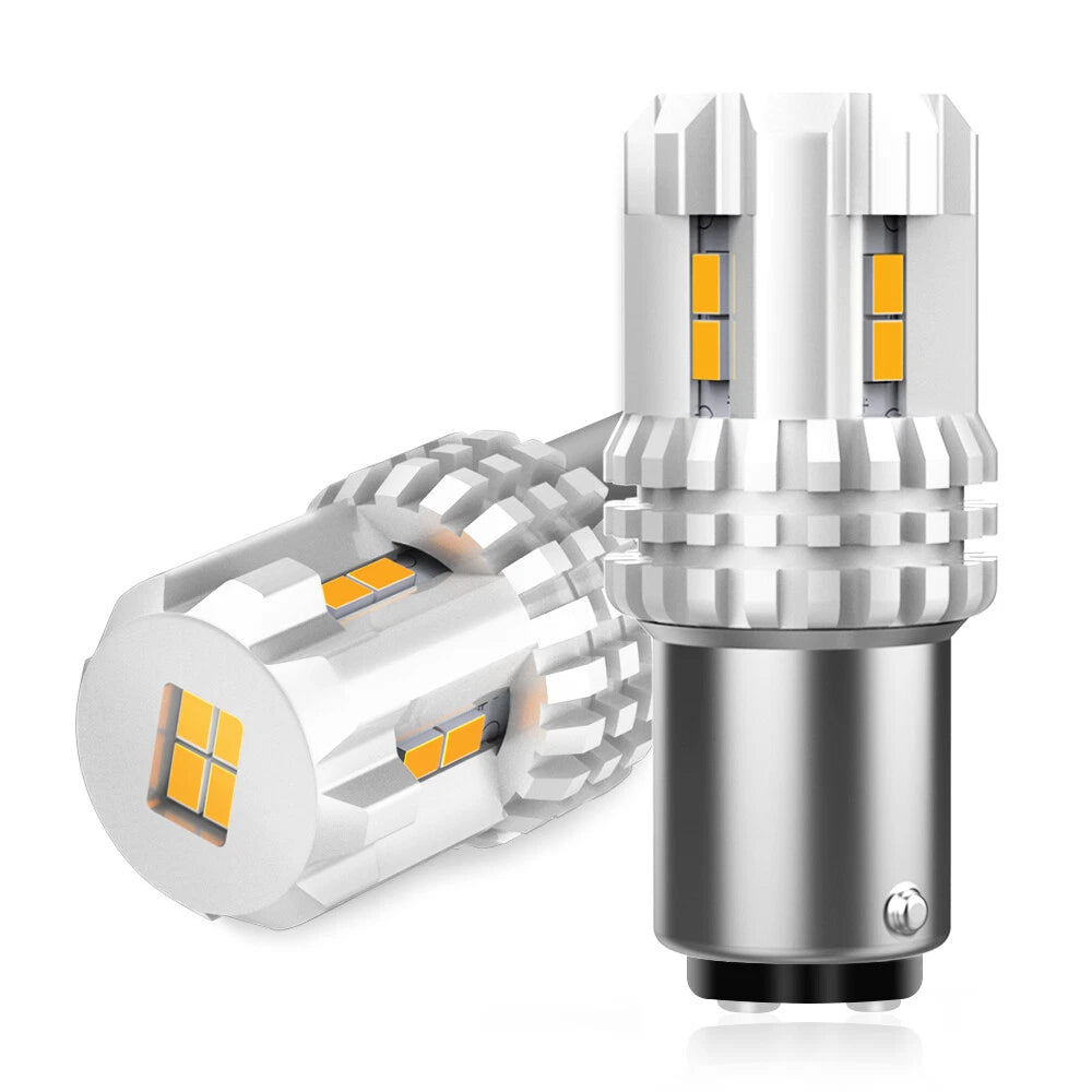 2X Amber Yellow LED Turn Signal Parking Light Bulb for AUXITO (2015–2023)