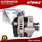 Alternator for Chrysler 200, Dodge Ram, Volkswagen 3.6L (2011–2014)