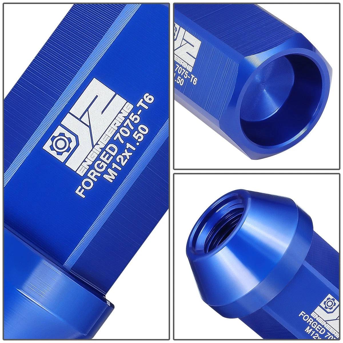 Set of 20 Closed End Lug Nuts M12 X1.5 25mm OD for J2 Engineering