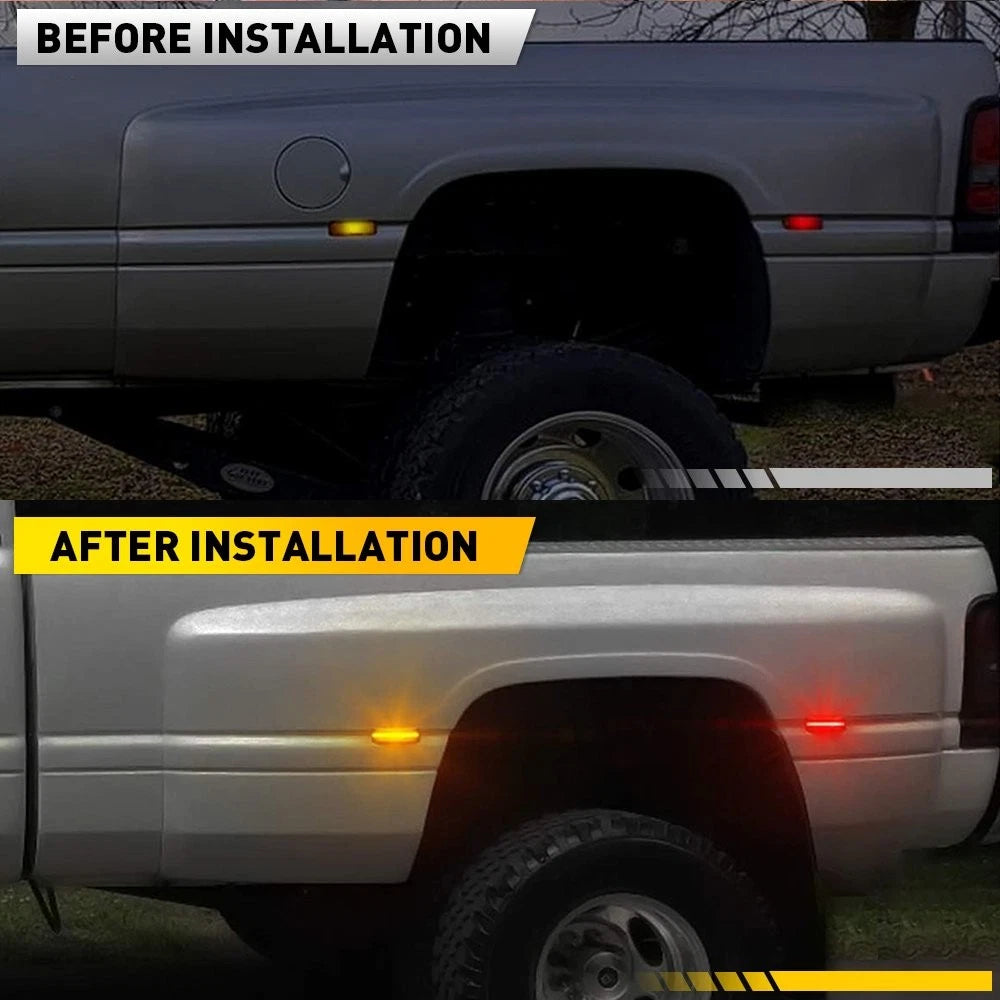 LED Dually Fender Side Marker Light for Dodge Ram 1500 2500 3500 (1994–2002)