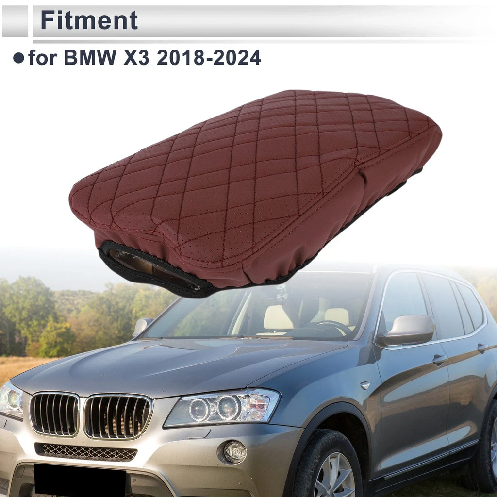 Center Console Cover 1 Pc Wine Red for BMW X3 (2018 - 2024)