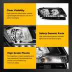 Pair of LED Headlights for Volkswagen Tiguan (2018–2021)
