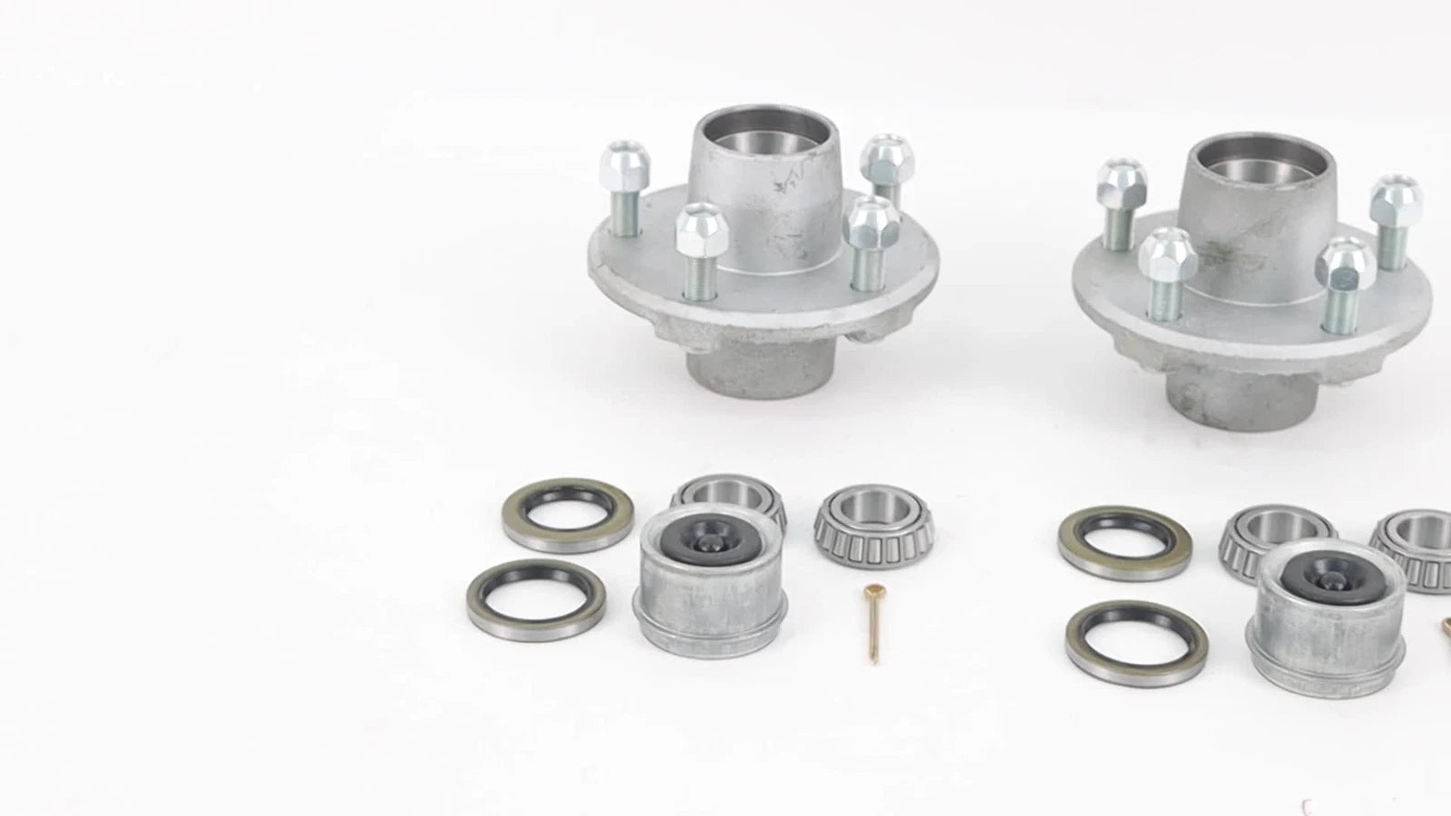 Trailer Bearing Kit for 5 on 4.5" Galvanized Trailer Hub (2-Pack)