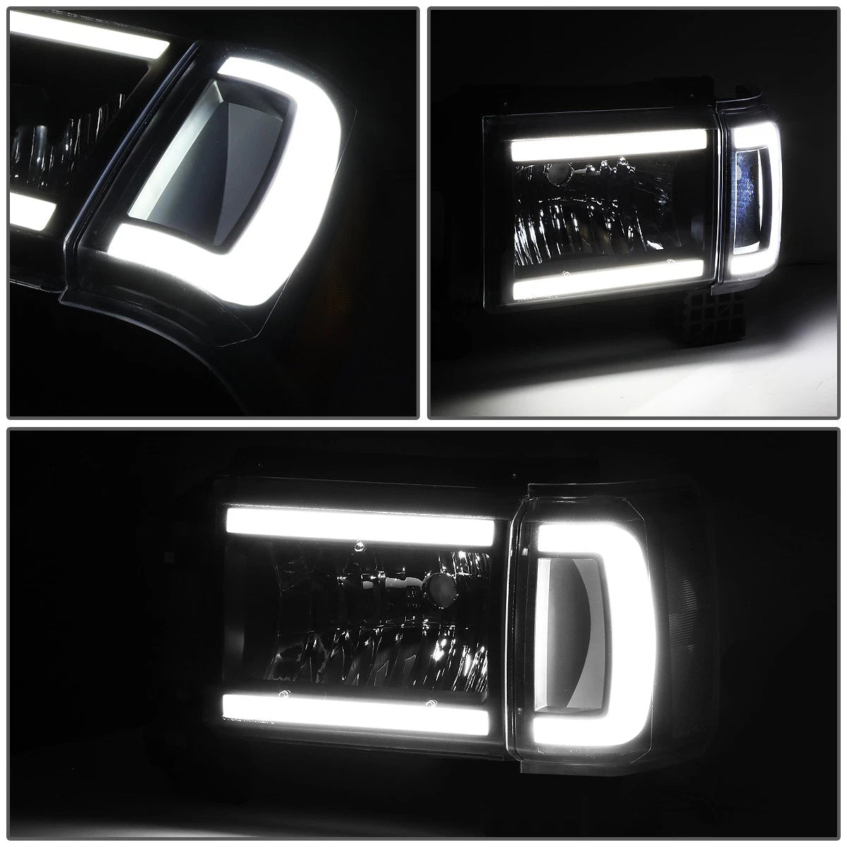 LED DRL Bar Headlight for Ford Bronco (1987–1991)
