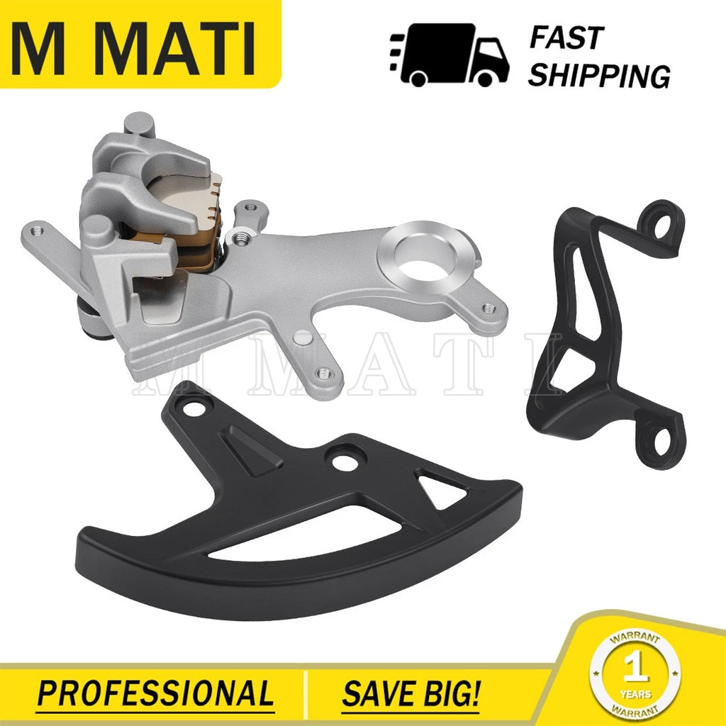 Rear Brake Caliper & Cover Guard Assy for Honda CRF250X CRF450X (2004–2024)