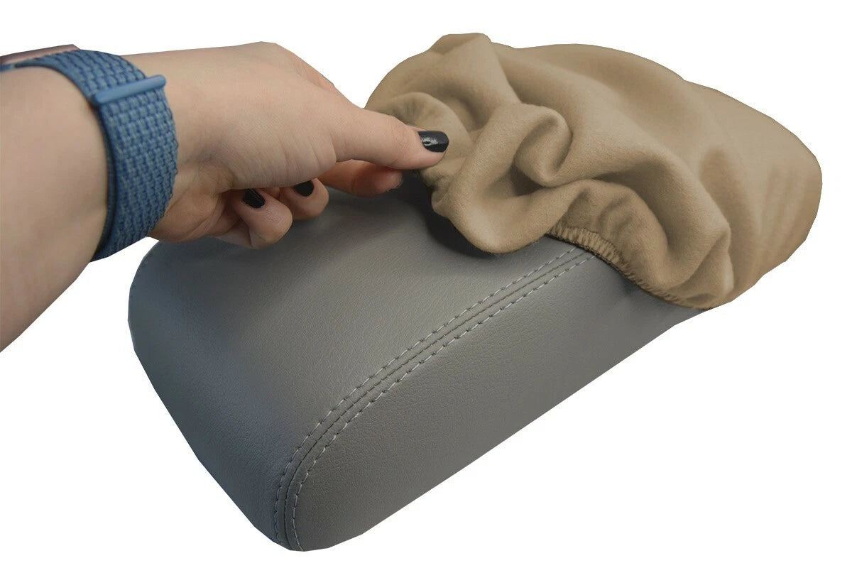 Fleece Console Lid Armrest Cover for Lexus SC300 (1992–2000) Beige
