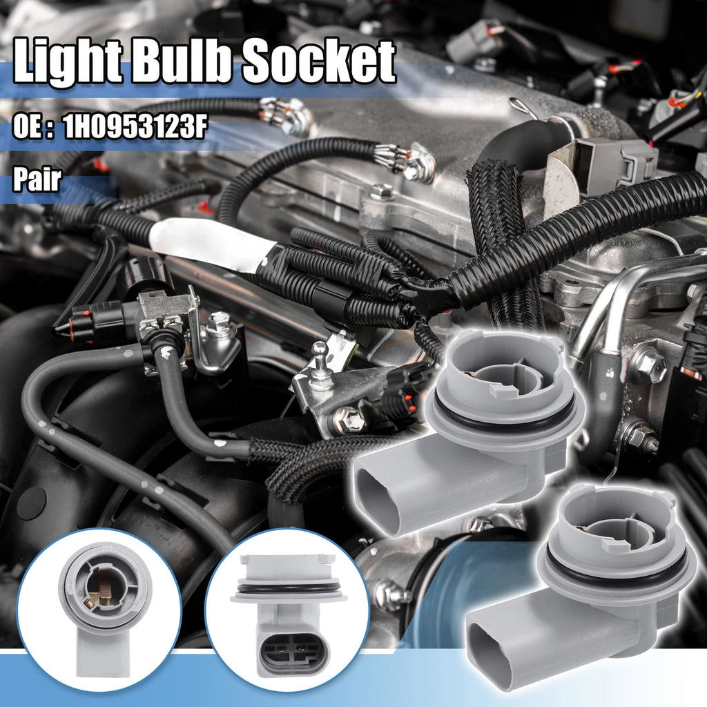 2X Turn Signal Light Bulb Socket for Audi 
