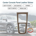 Center Console Panel Sticker for Mercedes-Benz GLA GLB EQA EQB Deep Brown