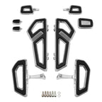 Driver Passenger Footboards Shifter Pegs Pedal for Harley Touring (2000–2023)