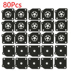 80Pc Carburetor Metering Diaphragm Gasket Set for Zama C1U (A015010)