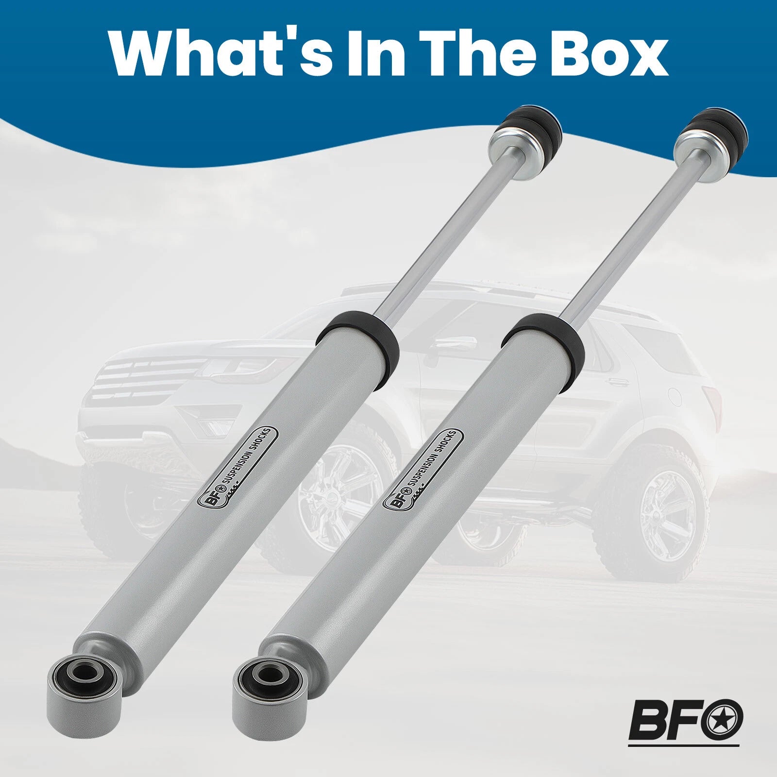 Front Shocks for Ram 2500 3500 4WD (2003-2023) with 3"-4.5" Lift Kit