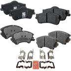 Set of 4 NAO Brake Pads for Chevrolet Caprice (2011–2017)