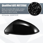 Left Mirror Cover Cap for Volkswagen Golf MK7, E-Golf (2015–2020) - Gloss Black