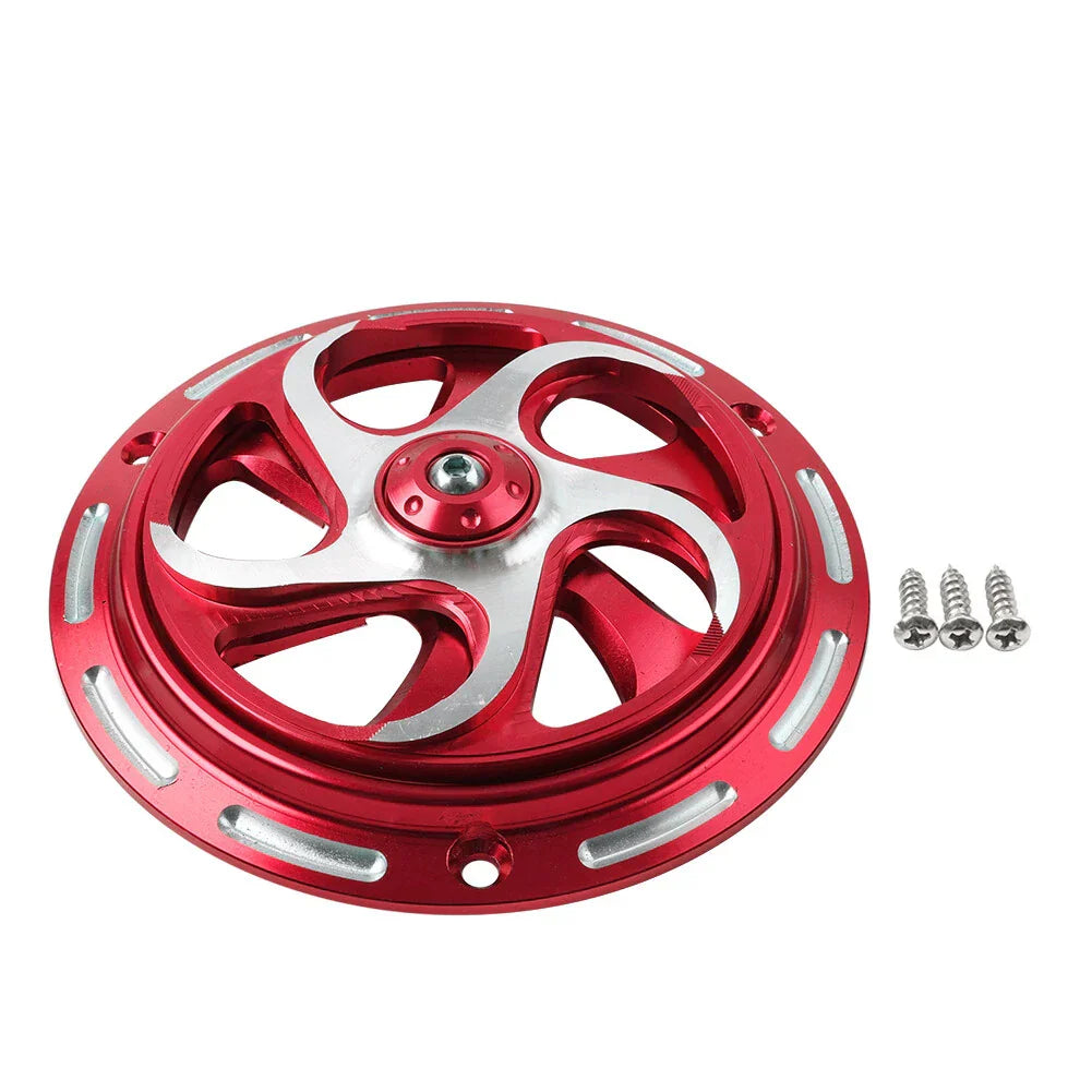 Red Radiator Cooling Fan Cover for Vespa Sprint Primavera 150 (2013-2023)