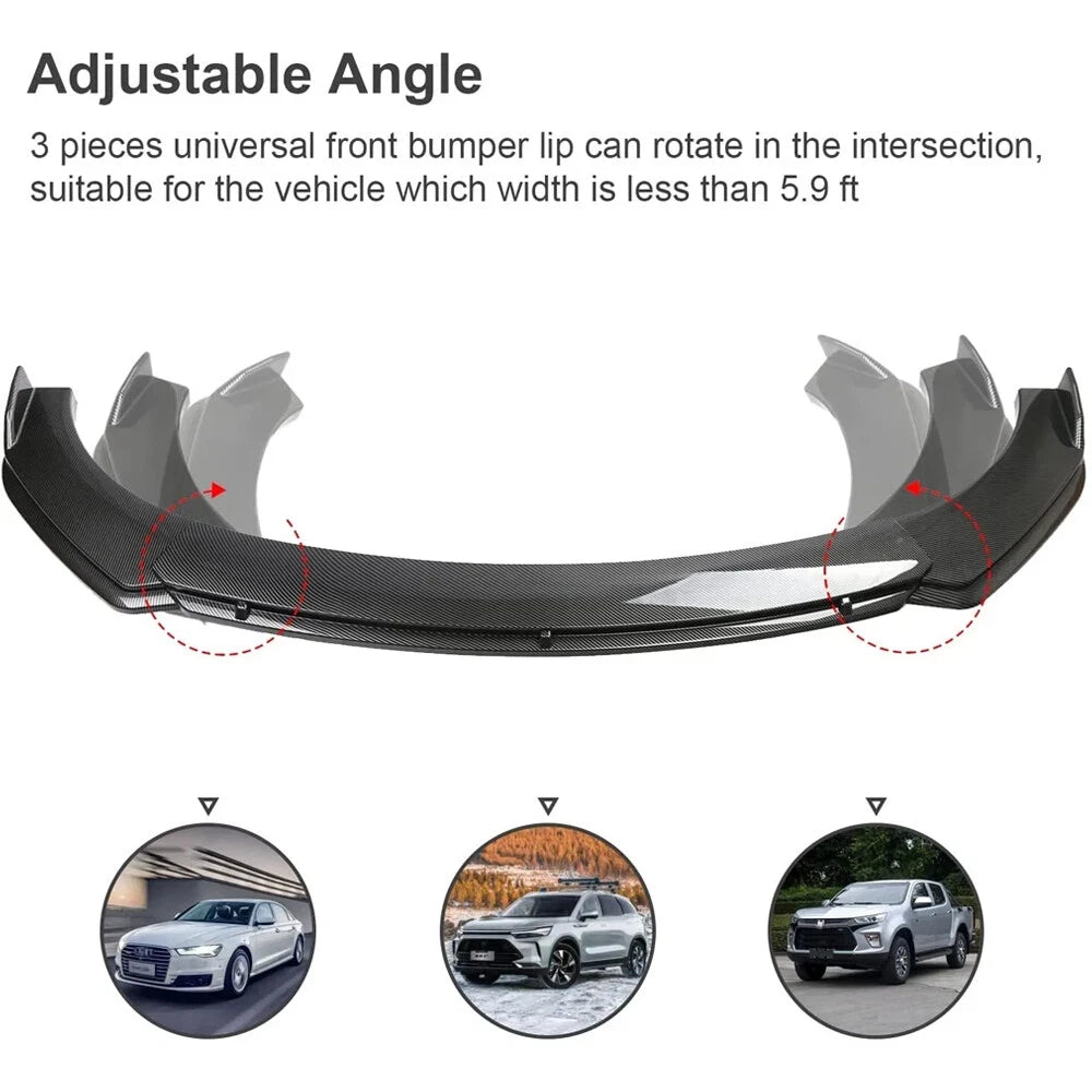 Carbon Fiber Front Bumper Lip Splitter for Nissan 350Z 370Z (2003–2020)