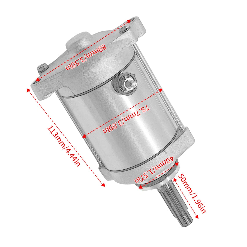 Starter for Suzuki DR650SE, XF650 Freewind (1996–2019) 31100-32E00, 31100-32E01