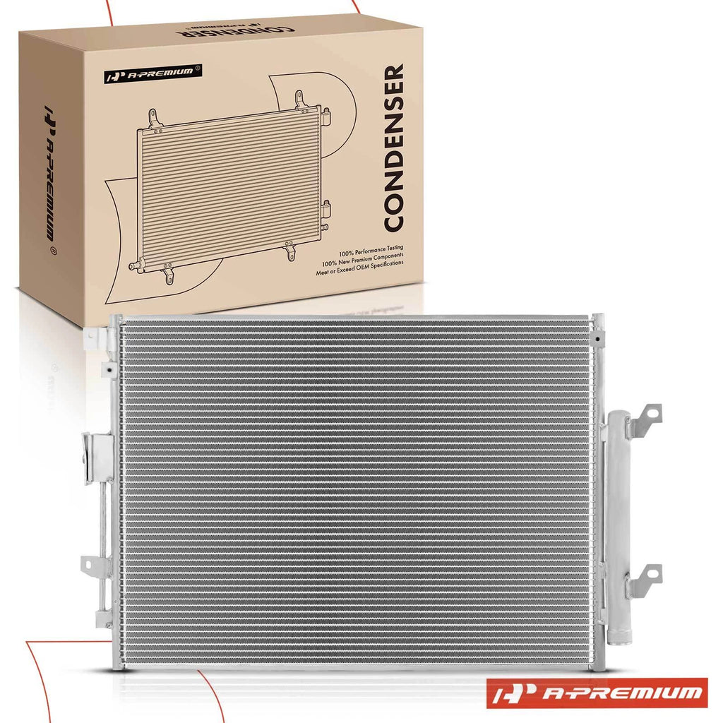 A/C Condenser with Bracket & Receiver Drier for Jeep Cherokee (2014–2021)