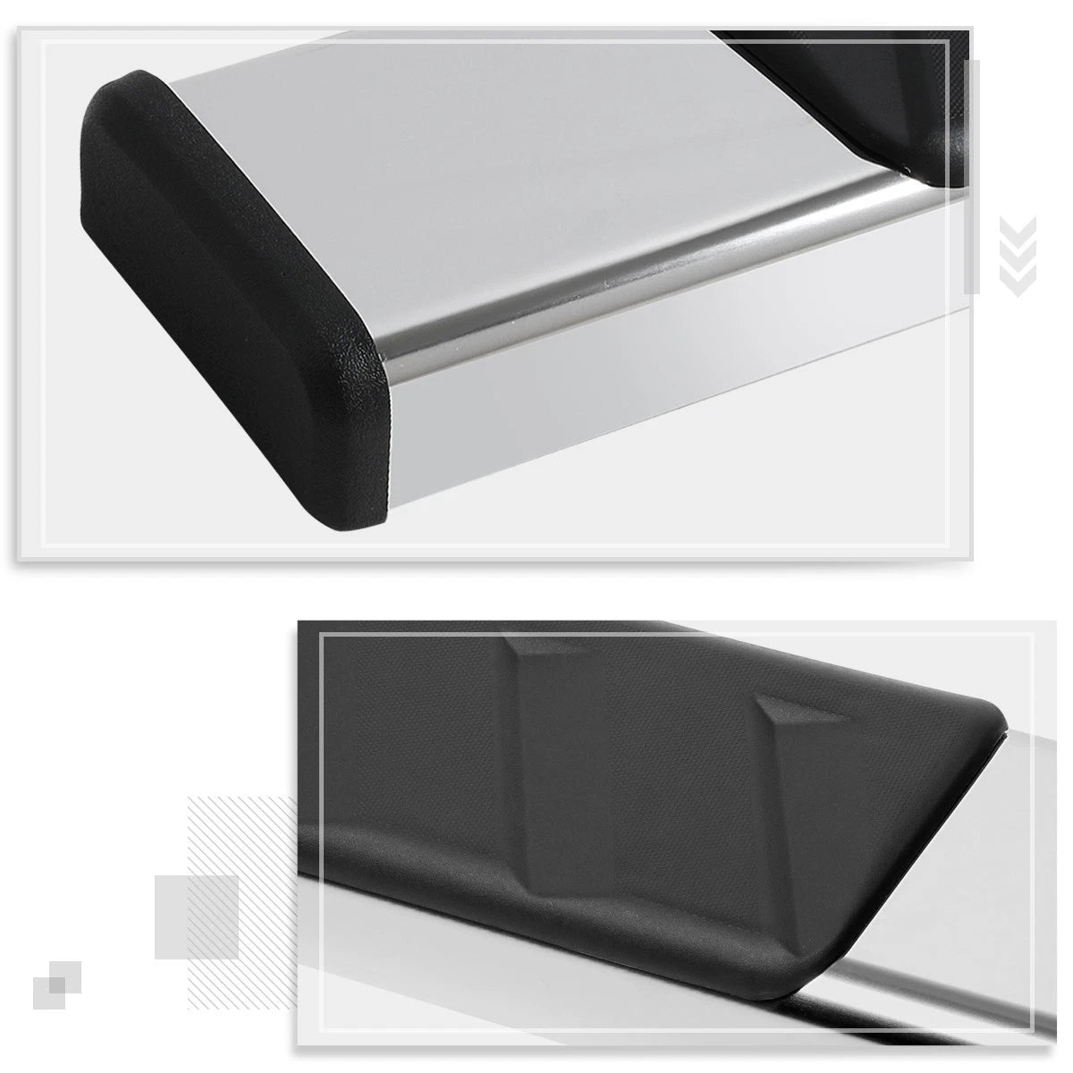 Set of 2 Step Pads for Dodge Ram 1500-3500 Crew Cab (2009–2024)