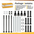 Front Upper A Arm Bushing Ball Joint Kit for Polaris RZR 570 S 800 (2010–2020)