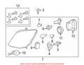 Daytime Running Light Bulb Right for Mercedes (000000008099)